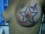 Tatoo On Girls Boob