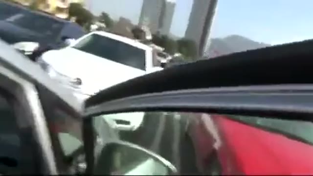 Deliberately Missed A Gearshift And Caught Big Strangers Cock