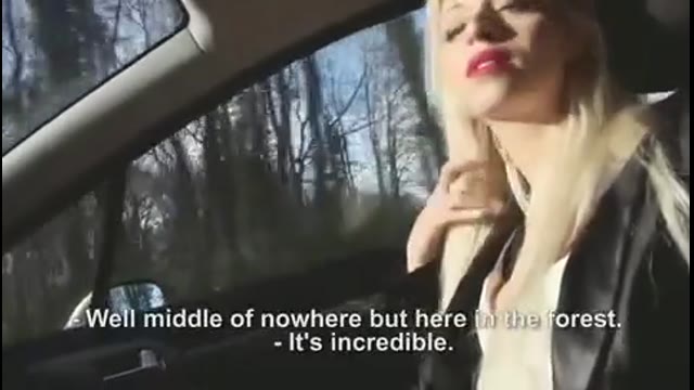 Desperate Hitchhiker Fucks Stranger For A Ride
