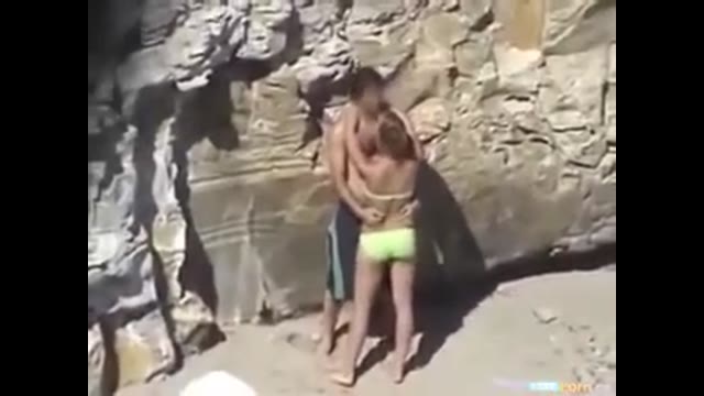 Doggystyle Quickie Public Beach