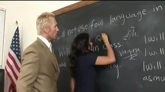 Dumb Schoolgirl Will Do Anything For Poll Degree