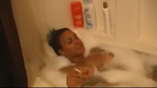 Ebony Whore With Huge Natural Tits Sucking And Fucking In The Bathroom