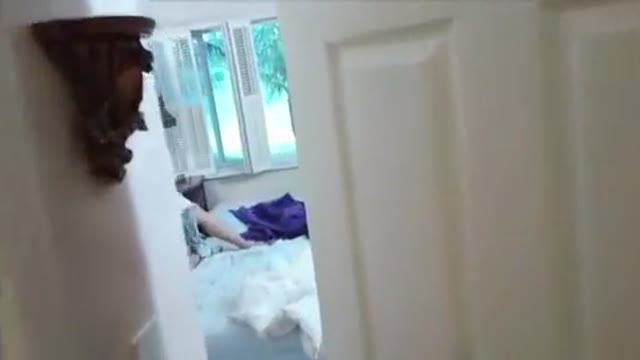 Embarrased Babysitter Caught By Couple Who Hired Her While Masturbating