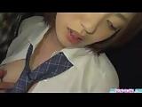 Schoolgirl Yuna asian blowjob and public fuck part 2