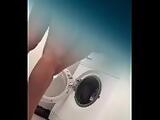 Hidden cam a stranger fucks my bbw wife on the washing machine