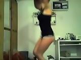 Sweet ass teen dancing