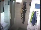 Big Hangers Getting Out Of Shower Spy Cam Video