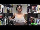 Mia Khalifa plays in the library 3 92