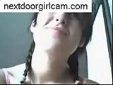 sexy-brunette-stripping-on-webcam part 2