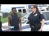 Studly black criminal is used and pounded