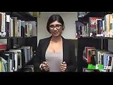 Mia Khalifa plays in the library 6 92