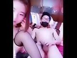 Chinese Couple on Their Regular Live Show